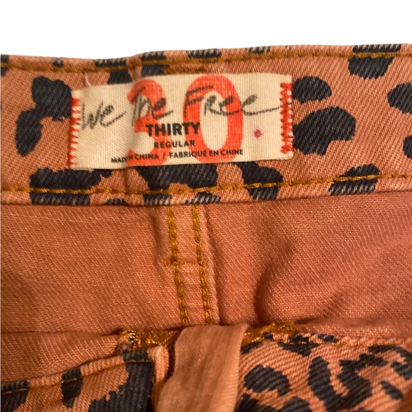 Free People Boho Zip It Up Leopard Cheetah Print Mini Skirt Size 30 - Picture 15 of 16